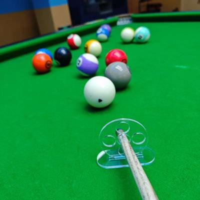 Billiard Rod Trainer Transparent Billiard Strokes Trainer Billiard Locator Aiming Practice Tool Portable Pool Cue Hitting Training Device