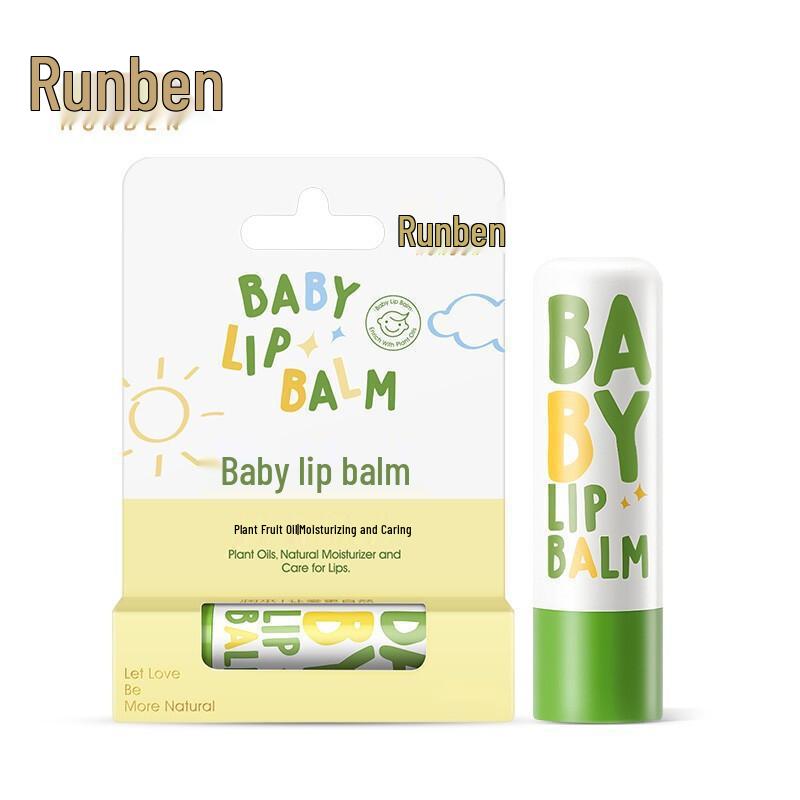 

Runben Natural Light Tinted Lip Balm for Girls - Moisturizing & Anti-Chapping for Autumn and Winter.