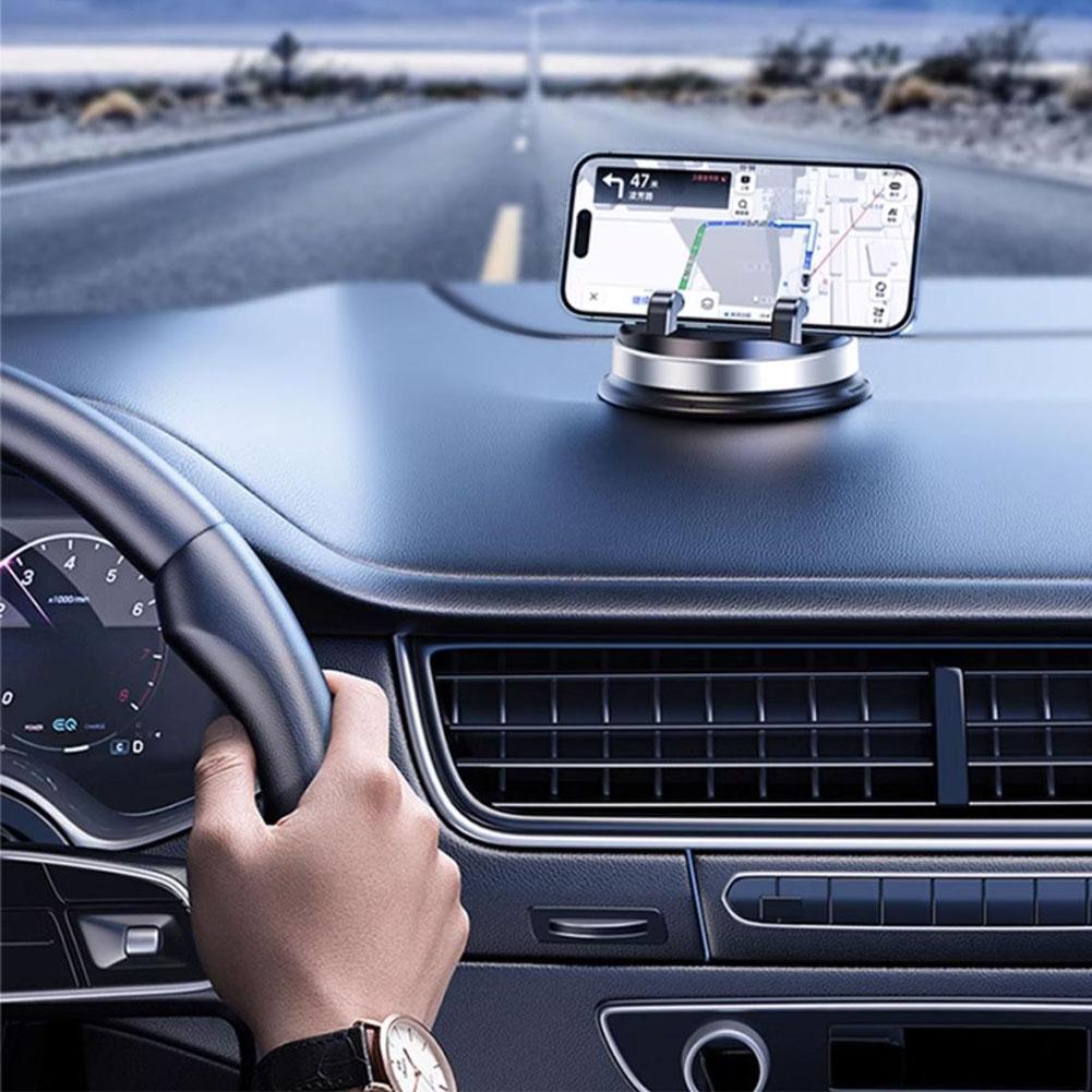 Universal Car Phone Holder 360° Rotation Phone Stand Car Bracket Interior Accessories Auto-Clanp Phone Support Holder