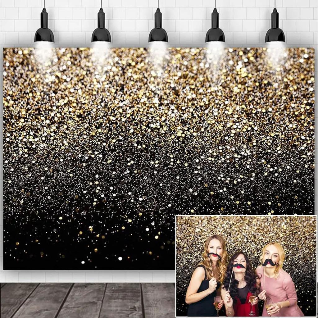 Vinyl Bakgrundsduk Gradient Paljett Ljusfläck Hopfällbar Bakgrund för Foto Fotografering