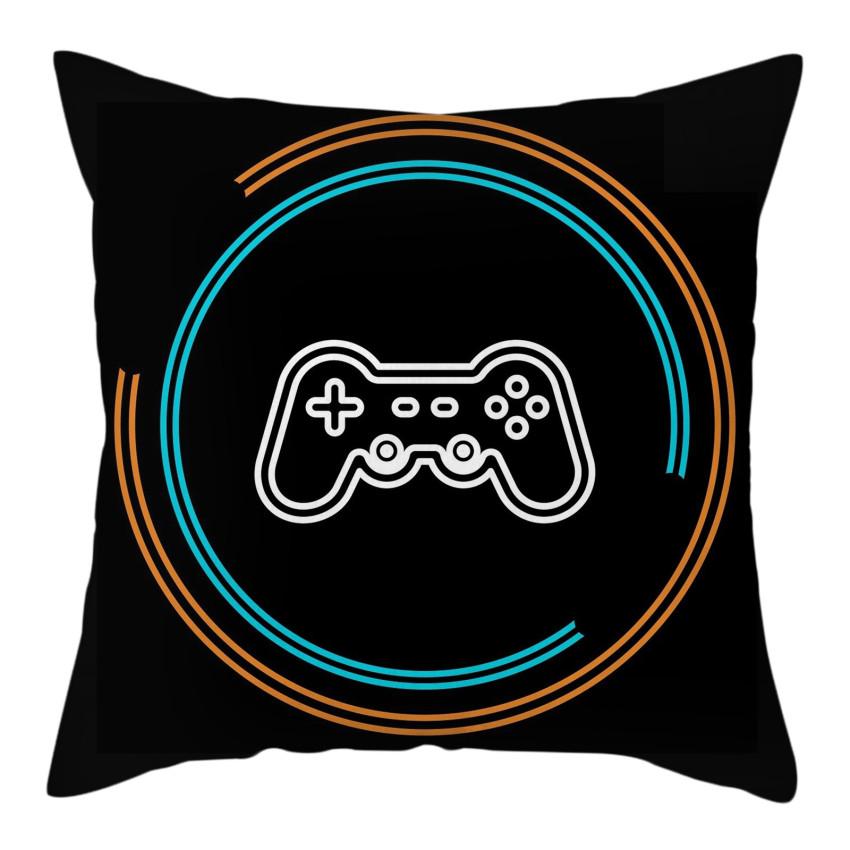 RZN gra peryferyjny Gamepad kluczowa poszewka na poduszkę poduszki dekoracyjne do salonu sypialnia Sofa poszewka na poduszkę na krzesło 45x45