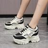 Fashion Platform Sneakers for Women Casual Chunky Heeled Women Spring Autumn Mixed Color Female Height Increase Sport Vulcanize Shoes