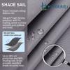 Toldo Triangular 2/3/3.6/5M com Cordas de Fixação Premium Impermeável Respirável Abrigo Solar Velas de Sombra Tecido Toldo Externo
