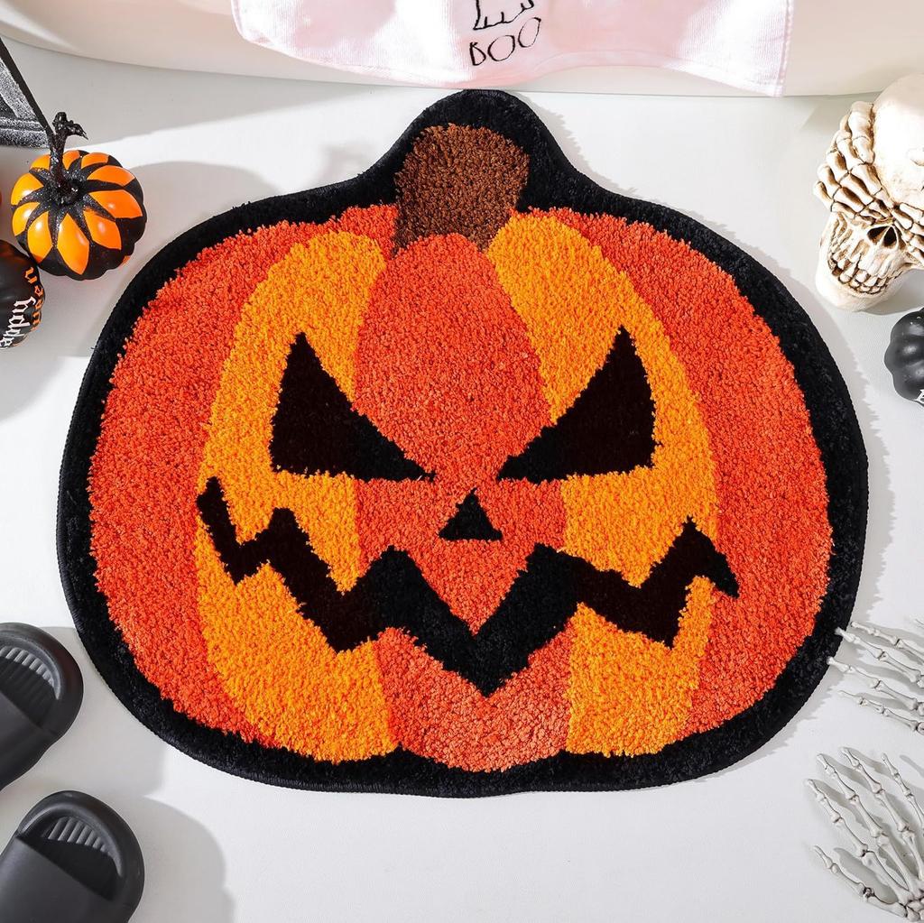 Halloween Ghost Carpet Comfortable Soft Imitation Cashmere Home Decor Bedroom Decor Rug Entrance Hall Doormat