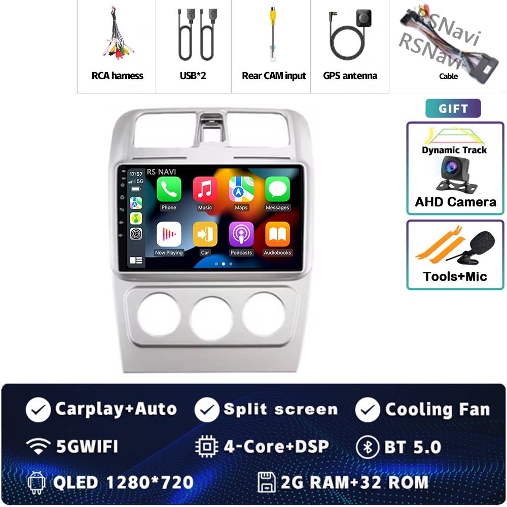 9" Android 14 Carplay Car Radio for CHANGAN CX30 2011 - 2012 Multimedia Video Player Navigation GPS Stereo 2Din DVD WIFI+4G Auto