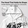 Men's Soft Cotton-Poly Blend Hoodie, Relaxed Fit, Versatile Trendy Casual Sweatshirt for Daily & Halloween