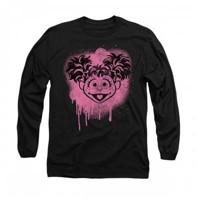 Sesame Street Unisex Adult Abby Cadabby Graffiti Long-Sleeved T-Shirt