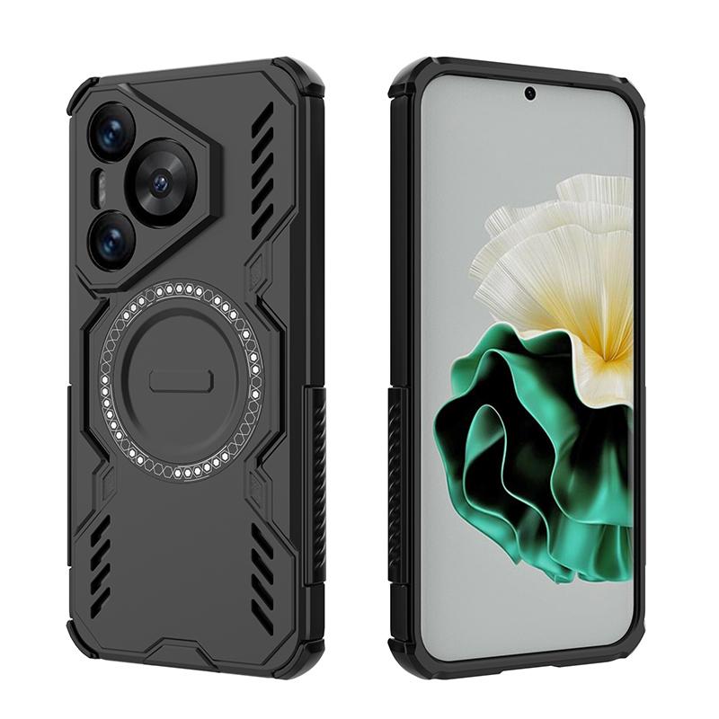 Armor Protective Heat Dissipation Phone Case For Huawei Puro 70 Nova 12 13 14 Pro Ultra Cover Magnetic Shockproof Shell Fundas