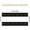 3 Pack Happy Retirement Tablecloth Disposable Tablecloth Retirement Party Decorations Plastic Table Cover for Going Away Farewell Goodbye Party 54 X