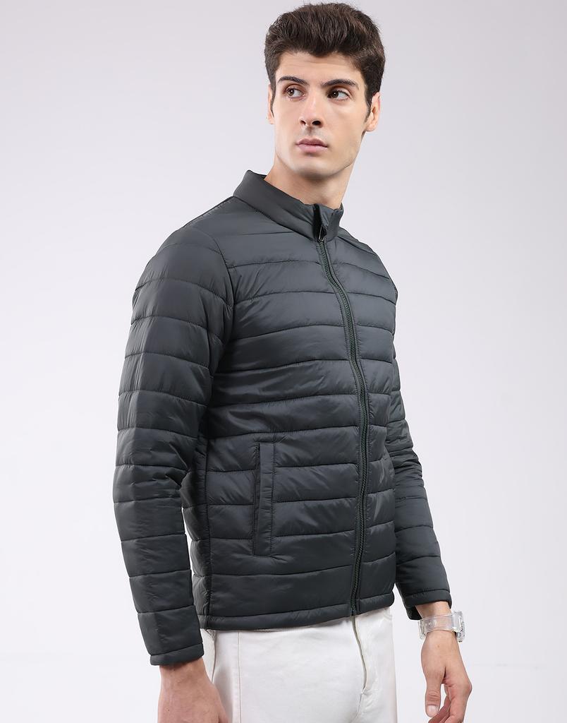 Rock it Men's Mock Neck Full Sleeve Jacket