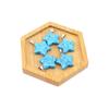 Agate Star Pendant Necklace Jewelry Powder Crystal Necklace Fashion Valentine'S Day Gift 20 * 6