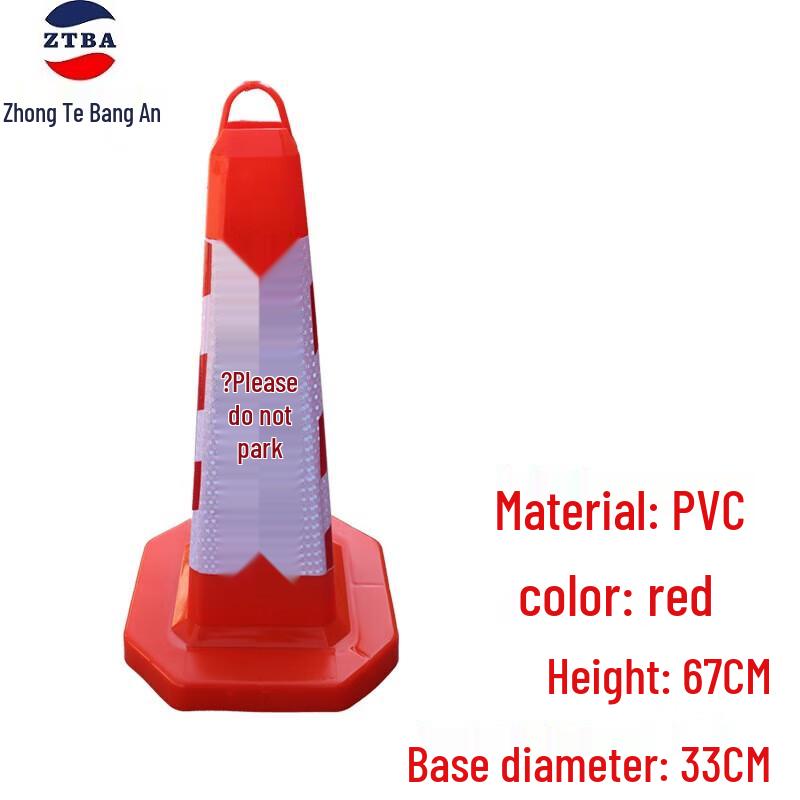 Zhongte Bang an PVC Reflective Traffic Cone 67CM