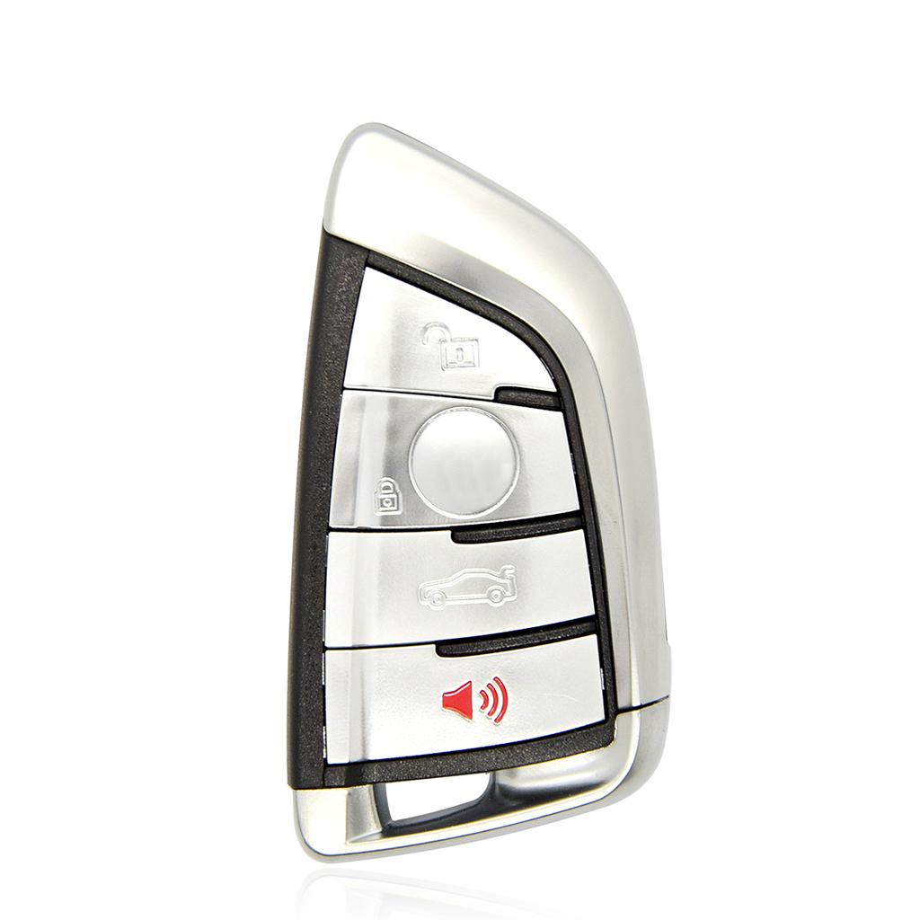 AYCCV1 BEST KEY Car Remote Smart Key Case For BMW Knife Card BMW X5 X6 F15 X6 F16 G30 7 Series G11 X1 F48 F39, Fob 3/ 4 Buttons Black