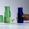 Glass Water Bottle with Glass Cup Bedside Carafe Night Water Carafe with Tumbler Glasses Flask Drinkware Pot for Milk Tea
