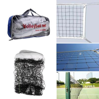 Foldable Standard Official Size Outdoor Indoor Beach Volleyball Net Sports Netting with Steel Cable