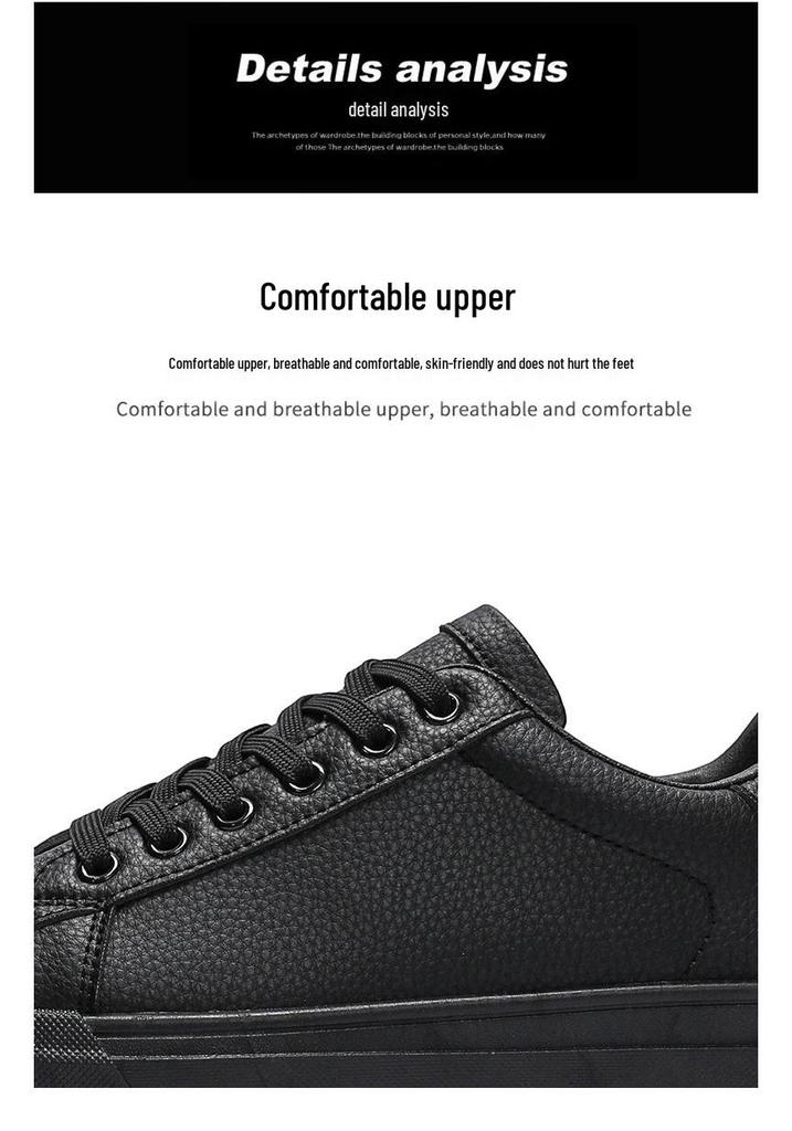Spring 2026 Men's Casual White Board Shoes: Korean Style, Trendy, Versatile, Youthful Sports Fashion.
