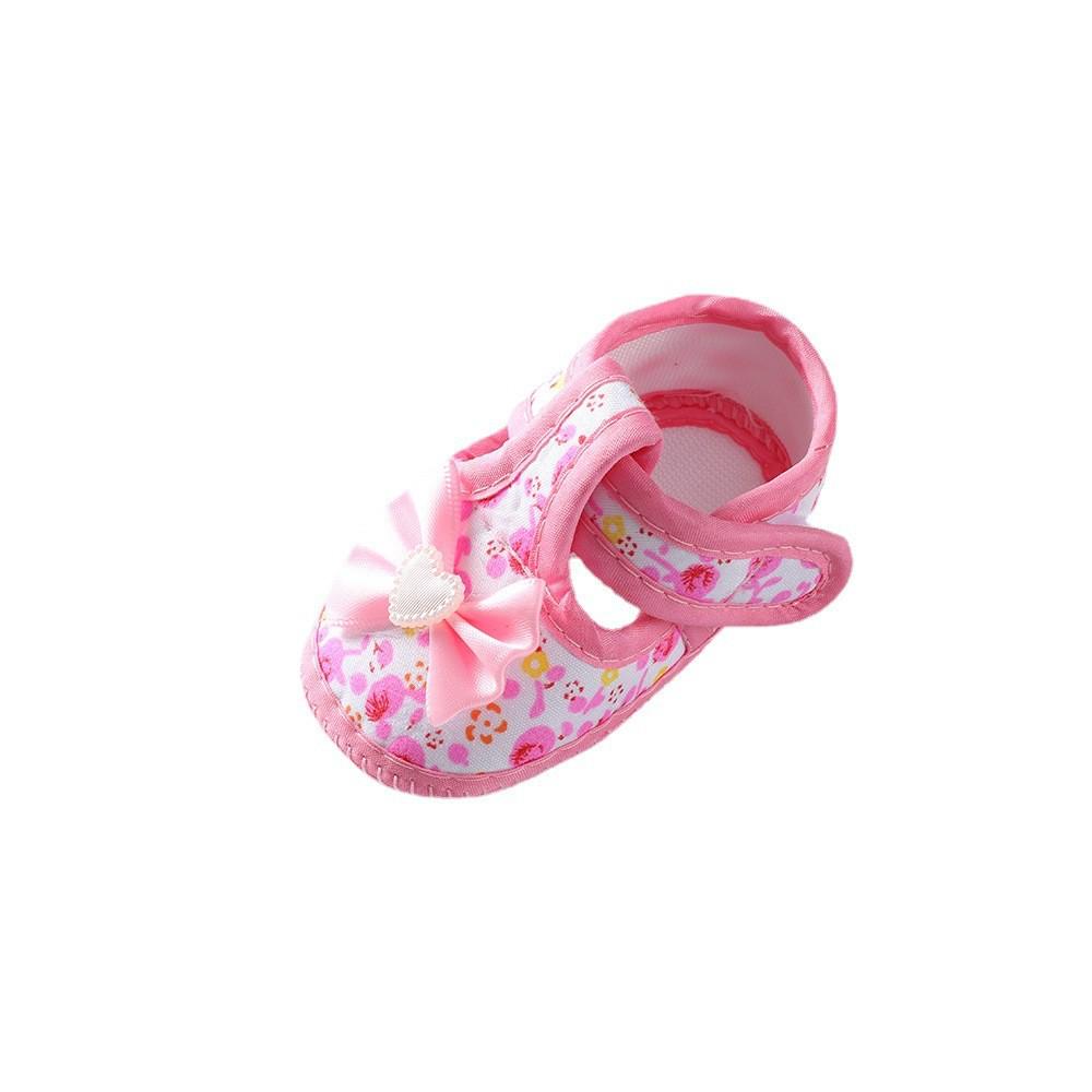 Adorable Bow Soft Sole Baby Walker Shoes for Spring & Autumn (0-1 Year)