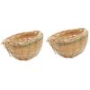 1/2/5Pcs Handmade Bird Rest Cave Cage 4inch Bamboo Breeding House  Garden Home Decoration