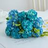 3D 10 Heads Artificial Hydrangea Fake Plants Flowers Arrangement Fake Flower Plastic Silk Flowers Party Decor