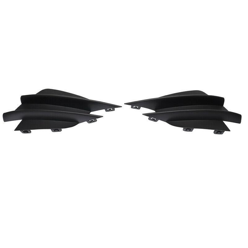 Car Front Bumper Fog Light Cover Grilles for Mercedes Benz C-Class W205 2018- A2058857202 A2058857302