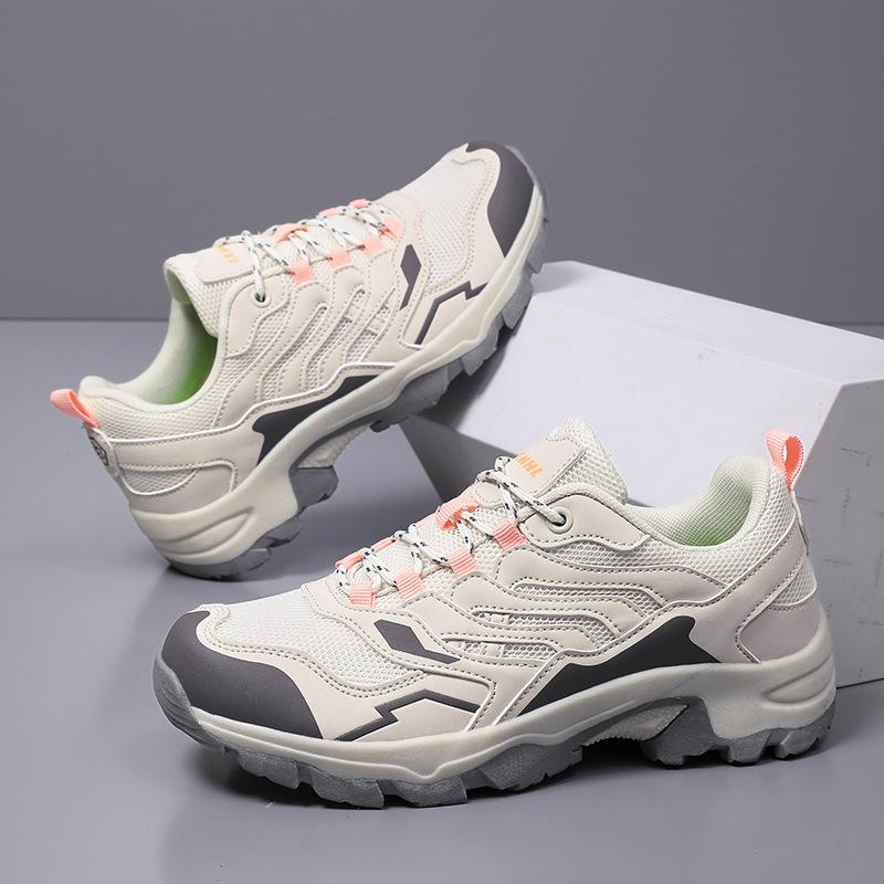 Outdoor Hiking Shoes Men's New Wide Last Wide Head Couple Breathable Non-slip Wear-resistant Casual Camping Hiking Shoes Women