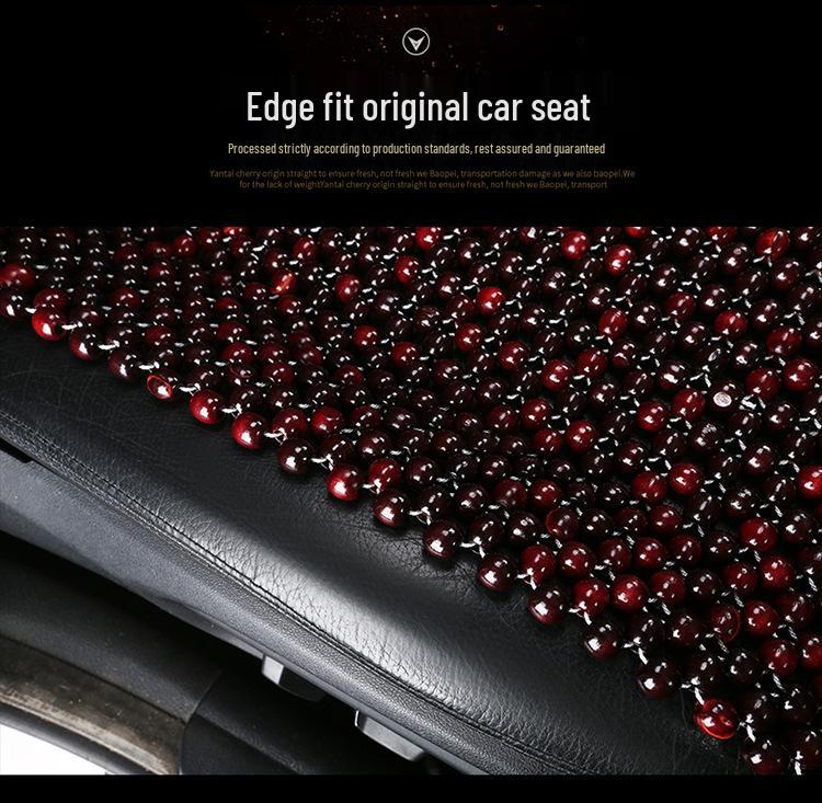 XB162 Wooden Bead Seat Cushion, Summer Breathable, No Backrest, Universal for All Seasons.