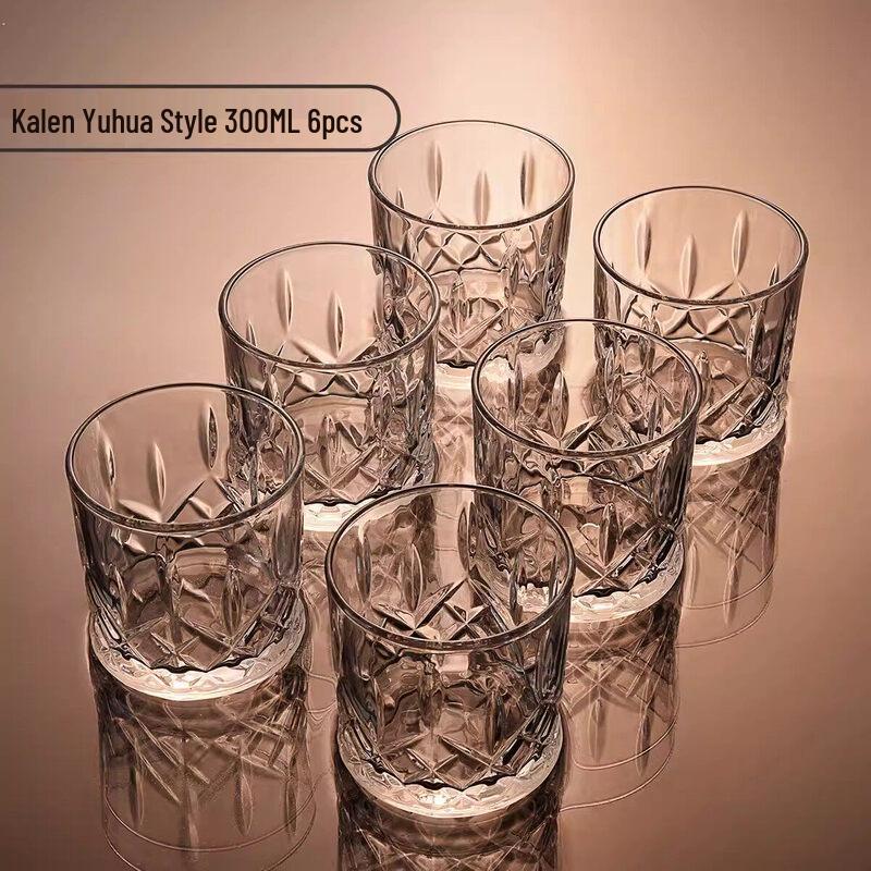 Qiwei Retro Crystal Octagonal Glass