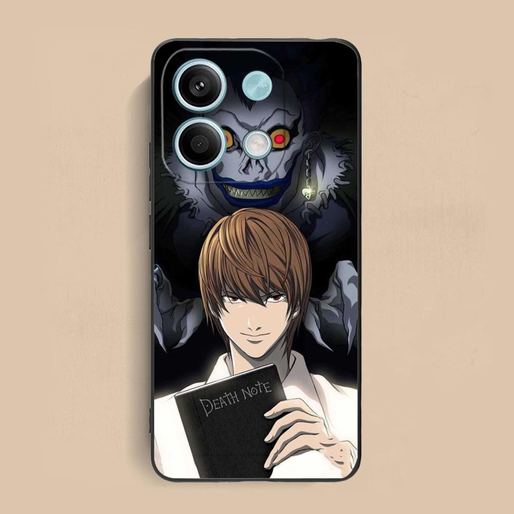 

Чехол для мобильного телефона Death Note Kira Light из матового ТПУ для Xiaomi Redmi 15 14 13 12 A5 3 2 1 C Plus 4G 5G с цветной печатью Redmi A1+