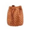 Dragon Diffusion 8838 Cuoio Pom Pom Double Jump Shoulder Bag