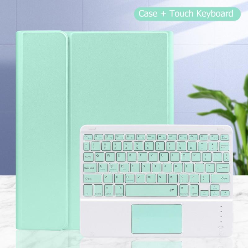 IPad 10.2 11-inch Pro Air Keyboard Case With Pen Slot Magnetic Stand PU Leather Cover Compatible 10th Gen 9th 8th