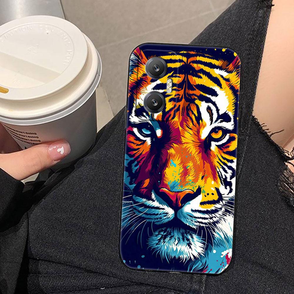 Dragon Tiger Wolf Cover Phone Case For Infinix HOT 60 50 10 10I 10S 11 12 12I 20I 20S 30I ZERO X 20 30 40 Silicone Case Shell