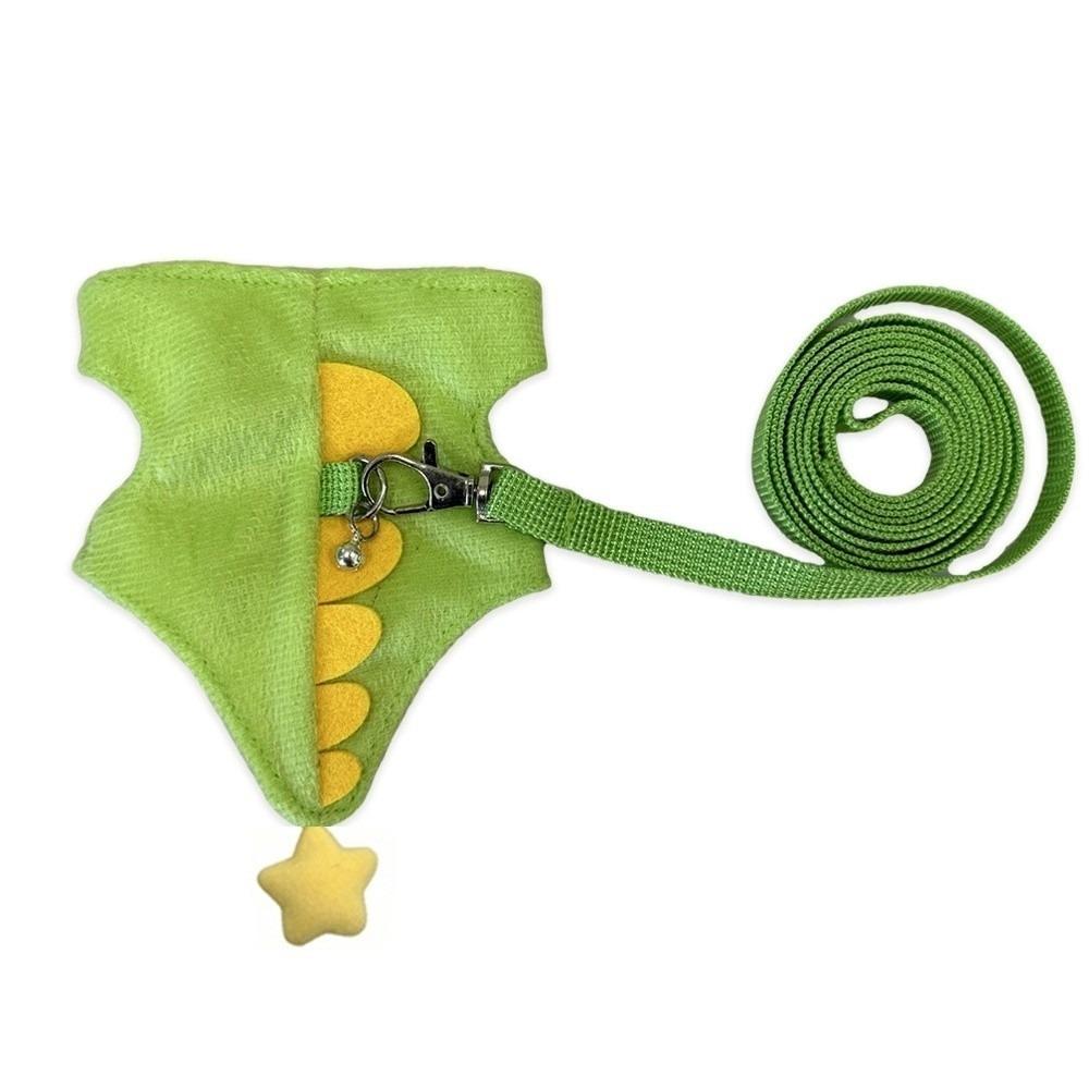 Adjustable Small Pet Harness Leash Cartoon Guinea Pig Safety Vest For Mice Guinea Pig Kittens