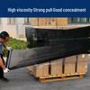 Black PE Stretch Wrap Film - Logistics, Industrial Use, Light-Blocking, Protective, Fresh-Keeping Packaging