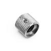 4pcs Metal Volume   Control Knob Dome Knob Set with Inner   Spanner for Electric Guitar Bass