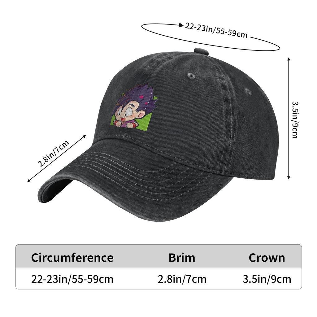 Dragon Ball Z Broly Goku Baseball Caps Classic Distressed Denim Washed Snapback Cap for Men Women Outdoor Summer Gift Caps Hat