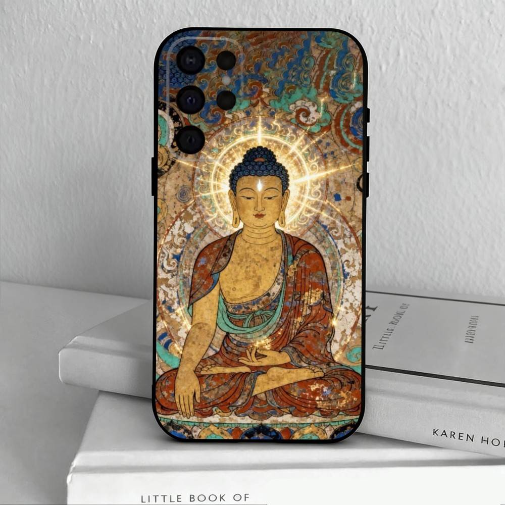 The B-Buddha Art Phone Case For Samsung S25,S24,S21,S22,S23,S30,Ultra,S20,Plus,Others Soft Black Cover