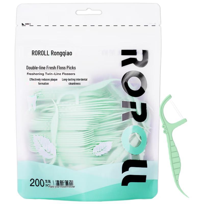 Ronchiao Double-Line Dental Floss Picks