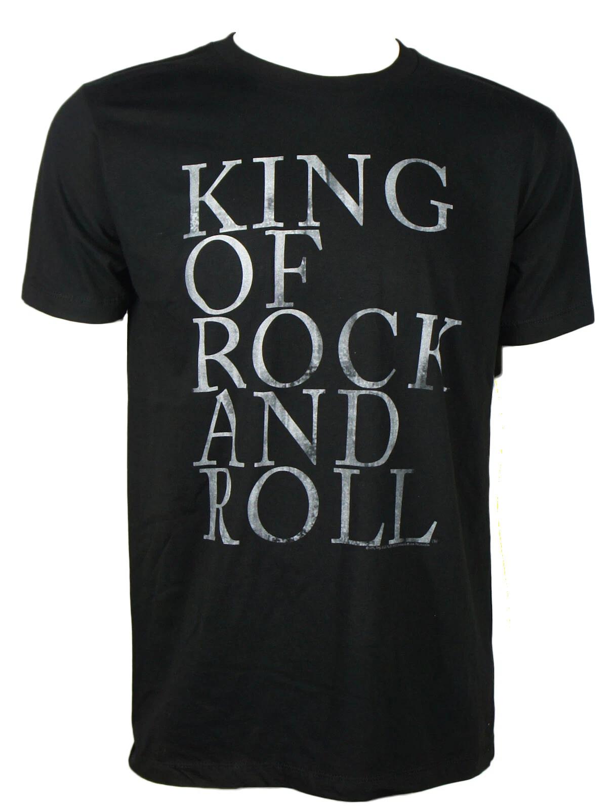 Authentic ELVIS PRESLEY Elvis King Of Rock T-Shirt S M L XL 2XL NEW XL