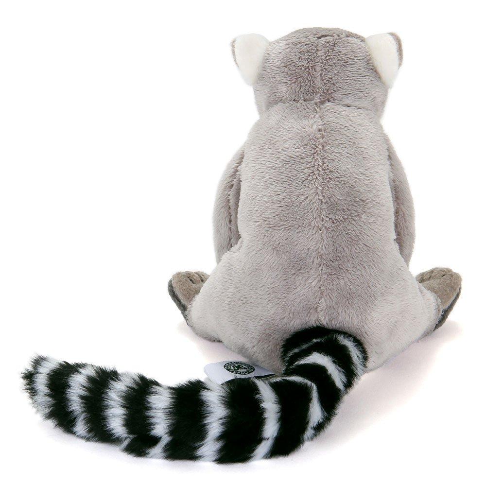 Carolata Lemur Plush Toy Realistic Animal Toy Doll Gift Present Birthday Christmas Present Ring-Tailed (Sitting Series/Soft Touch) (Twice Tested) /