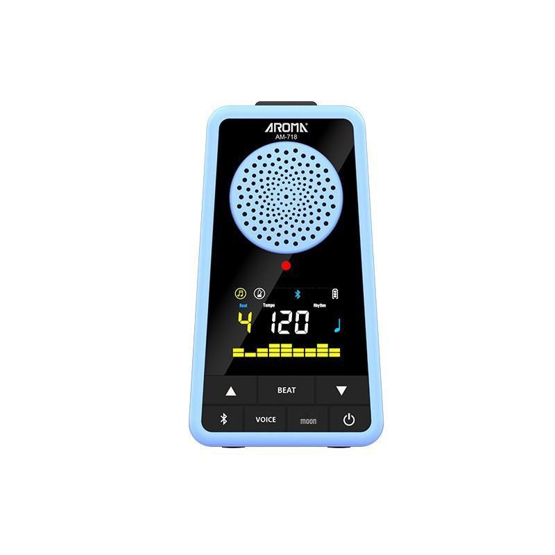 Anoma Rechargeable Bluetooth Metronome with Speaker and Universal Stand for Piano, Violin, and Drums