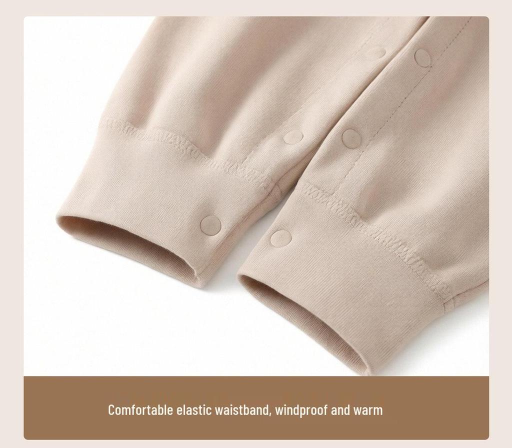 High Waist Baby Belly Protection PP Pants - Class A Underwear Long Pants Home Wear
