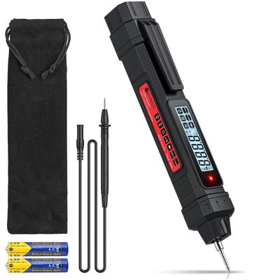 Neoteck 4000 True Value TRMS Test Storage and Japanese Instruction Manual Included 2-in-1 Pen-Type Multimeter/Voltage Tester, Count, AC/DC Voltage,