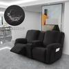 8pcs/set Waterproof  2Seater Recliner Sofa Covers  All-inclusive Loveseat Center Console Sofa Covers
