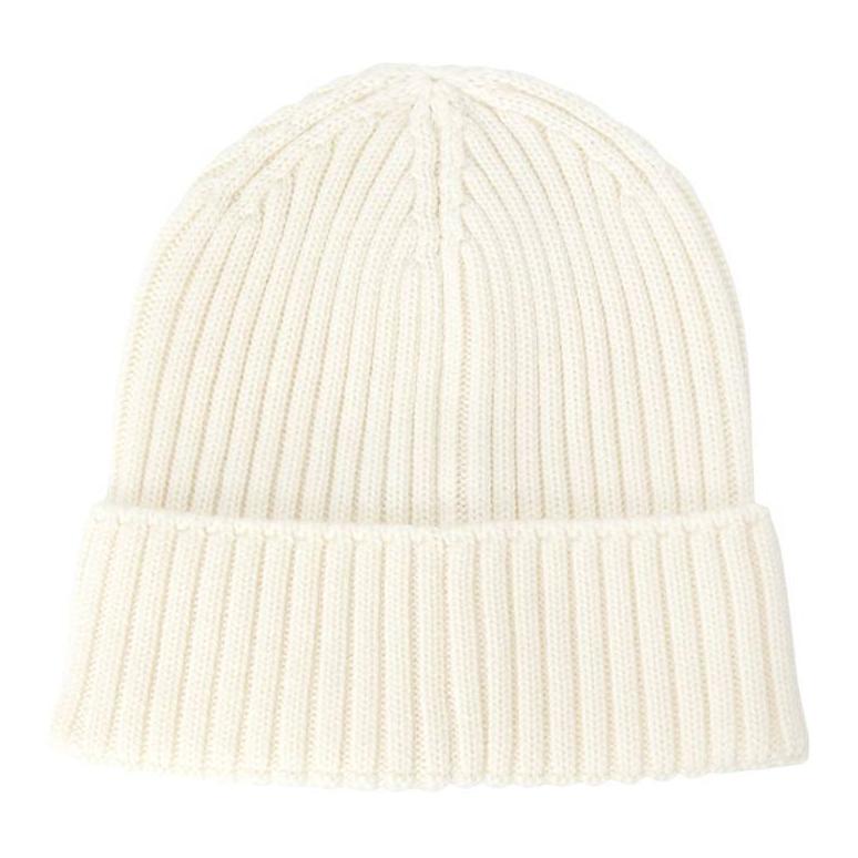 Moncler Logo Detail Knit Cap Kids hats White K29543B00012M1131030