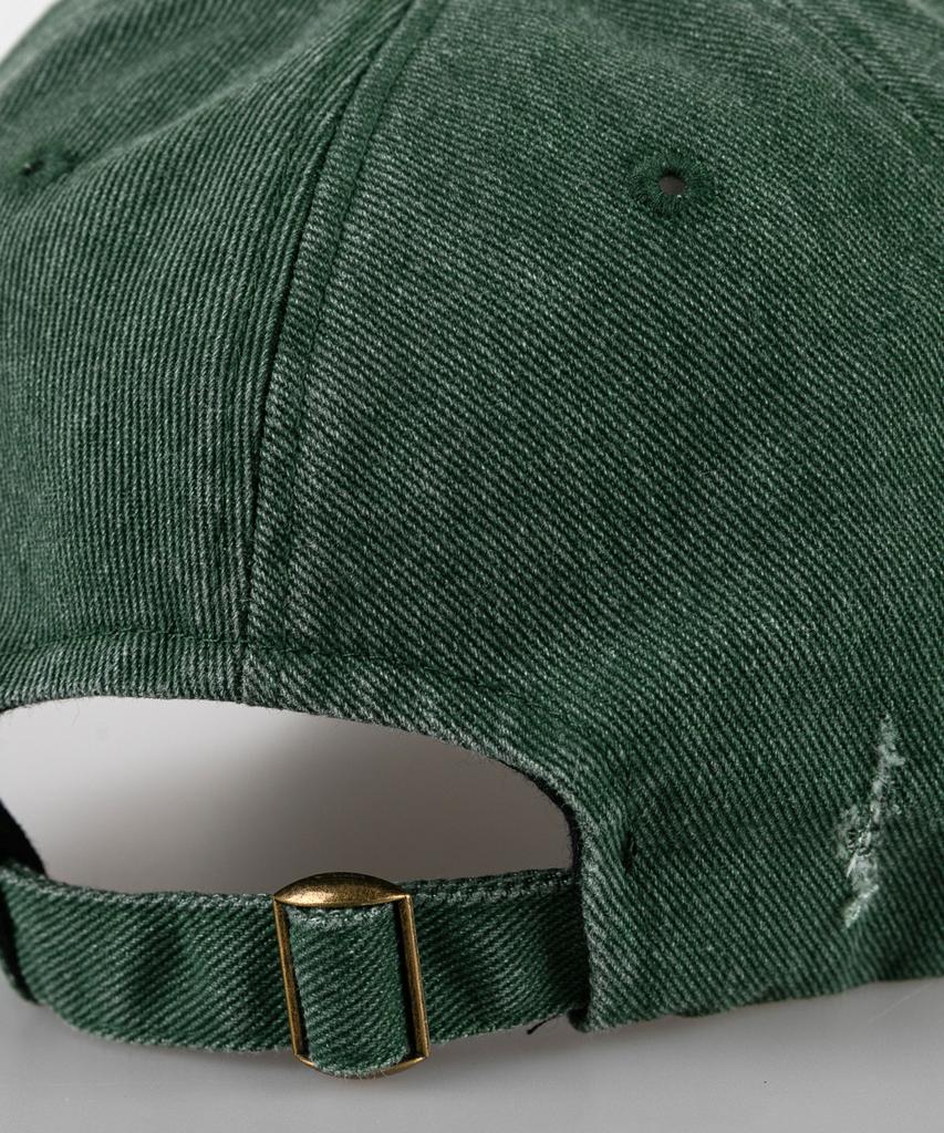 Wig Executive Classic Damaged Pigment Ball Cap - Green