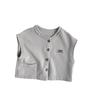 Korean Fashion Versatile Sleeveless Kids Vest For Boys And Girls