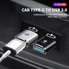 Car Type-C To USB Interface Mini Converter Charging Adapter Logo For Volkswagen CC R-Line GTI T5 Golf T-ROC Polo GTD Bora Arteon