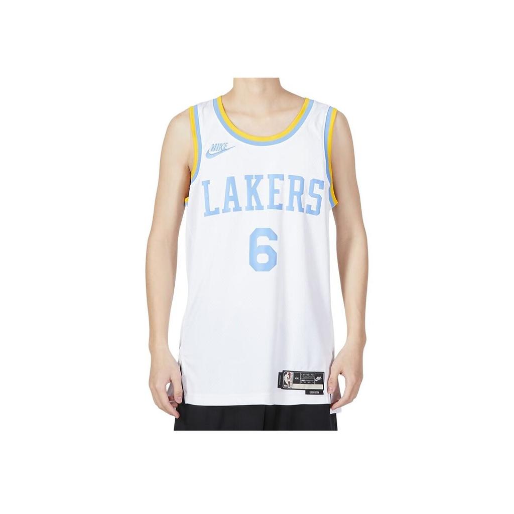 Nike NBA Los Angeles Lakers Dri-FIT Swingman Jersey White/Baby Blue/Yellow Unisex Streetwear DO9448-101