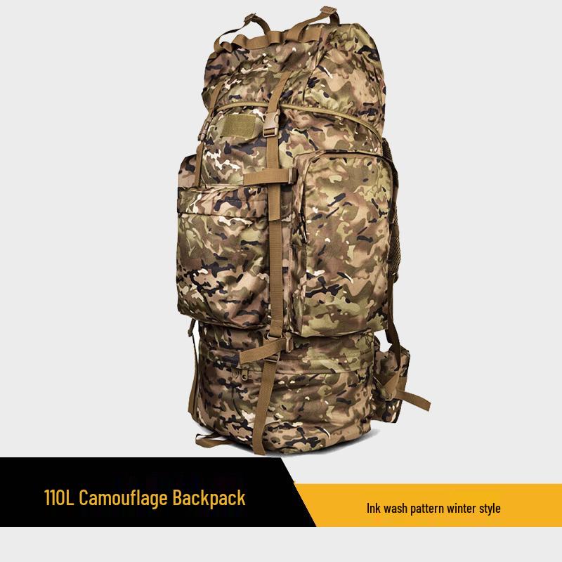 Pioneer 110L Camouflage Mountaineering Backpack