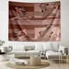 Scooby-Doo Print Tapestry, Backdrop, Easy Setup, Ideal for Bedroom, Office & Living Room, with Aesthetic Wall Hanging Decor.